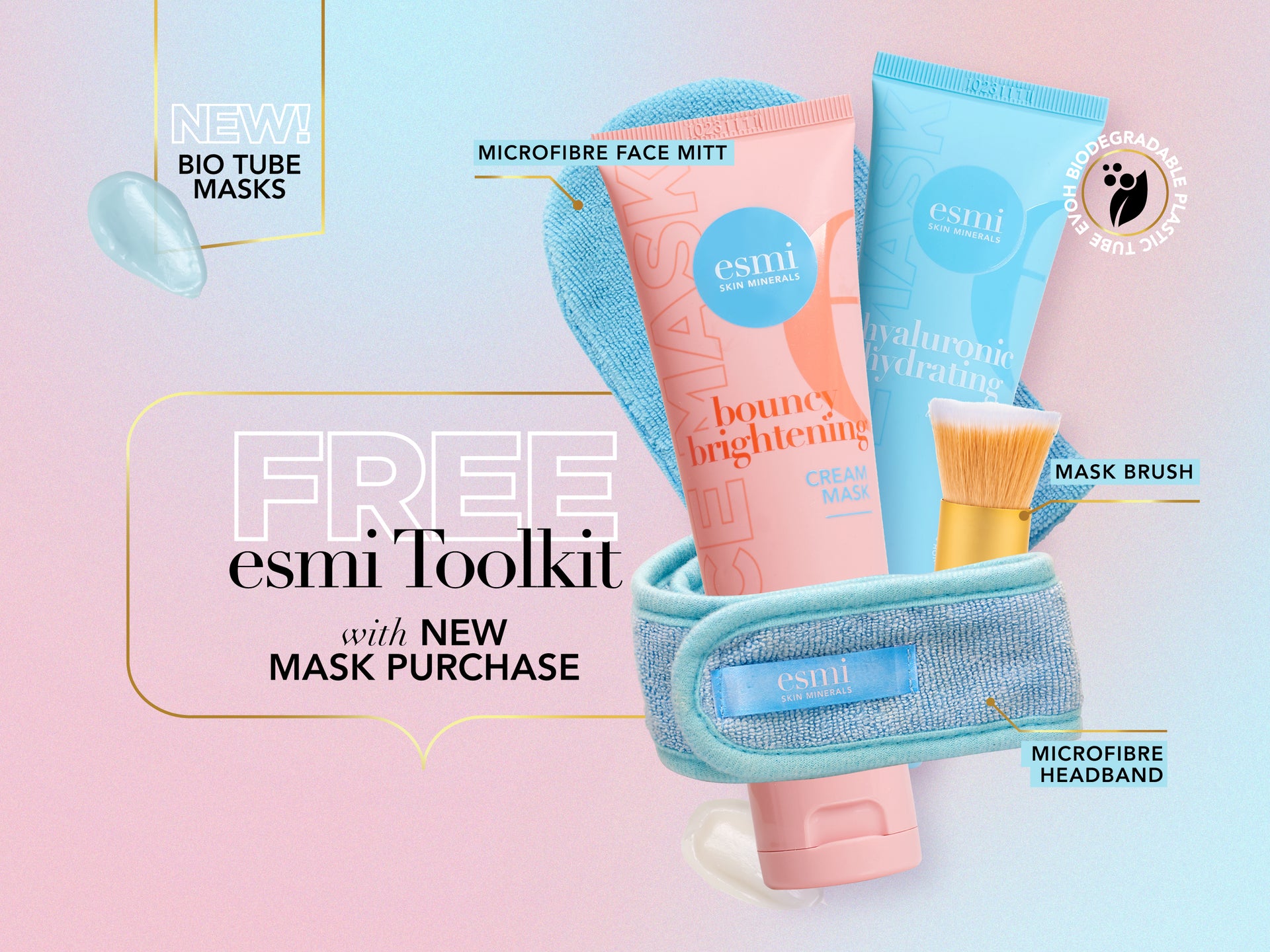 Free Tool Kit Bundle when you purchase a NEW Tube Mask