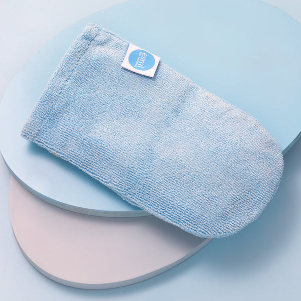 microfibre face cleansing mitt