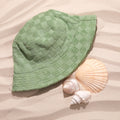 sun skills terry towel bucket hat