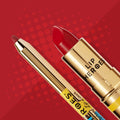 Lip heroes lipstick and liner duo - red
